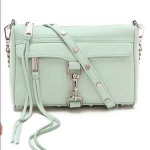 Rebecca Minkoff mint green MAC crossbody bag